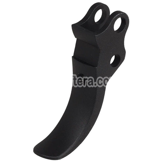 5KU CNC Aluminum Curved Style Trigger For KJ Works ASG CZ Shadow 2 Series GBB Pistols Airsoft Black - AirsoftEra
