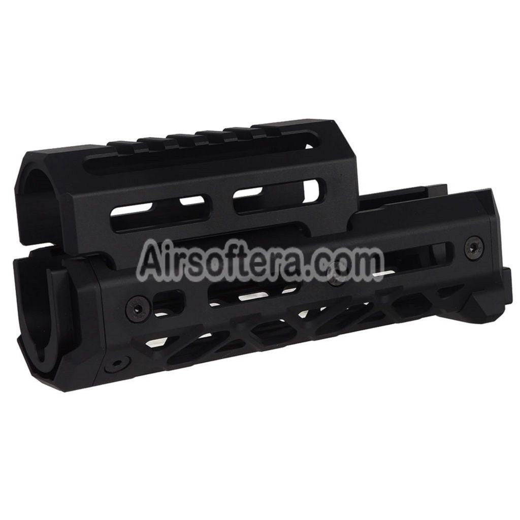 5KU KPYK CRC 1U040 Style 158mm M-LOK Upper Lower Handguard Rail System For GHK AKM AK74 AK105 Series GBB Rifles Airsoft