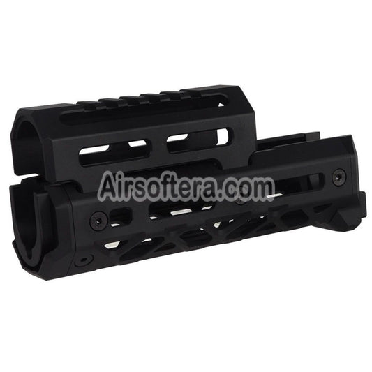 5KU KPYK CRC 1U040 Style 158mm M-LOK Upper Lower Handguard Rail System For GHK AKM AK74 AK105 Series GBB Rifles Airsoft