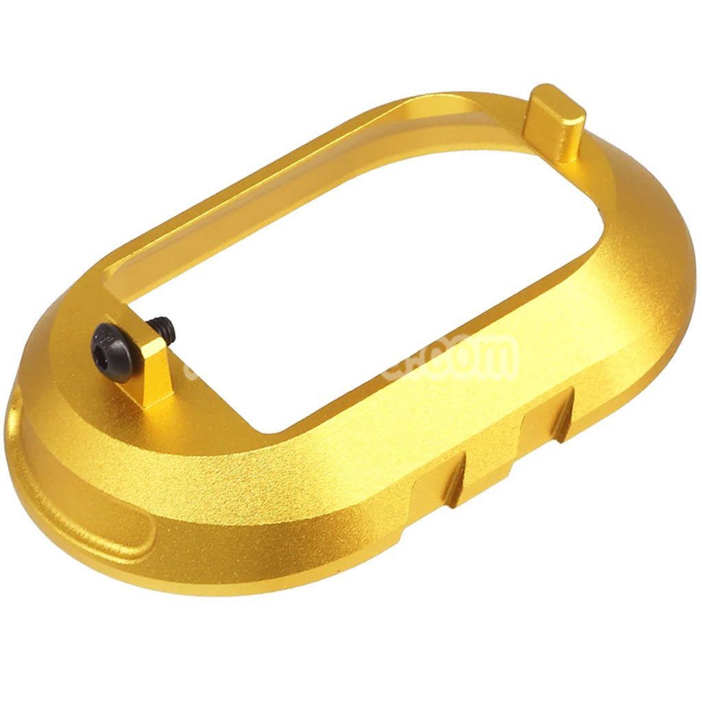 5KU CNC Aluminum Magwell For SIG Air VFC P320 X-Series GBB Pistols Airsoft Gold