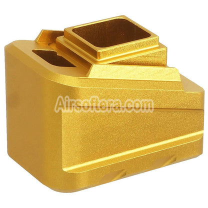 5KU CNC Aluminum Magazine Extension Pad Base For SIG Air VFC P320 M17 M18 X-Series GBB Pistols Airsoft Gold - AirsoftEra