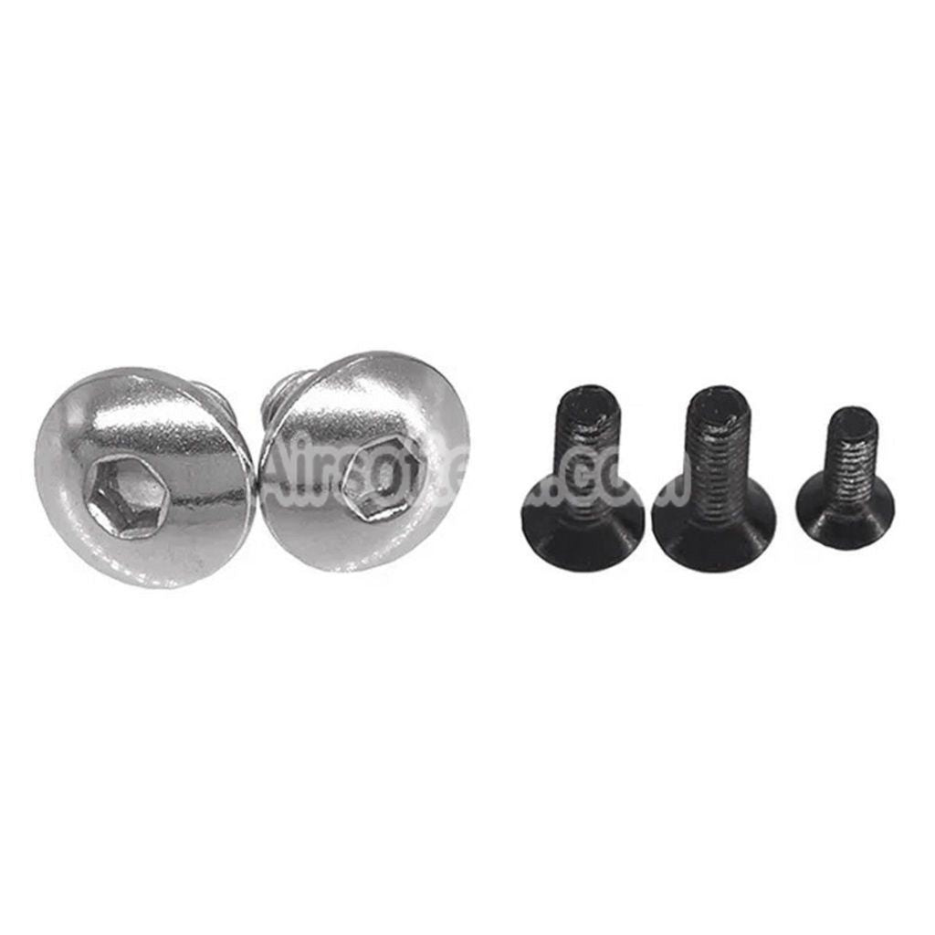 5KU CNC Aluminum Grip Type-8 For Tokyo Marui Hi-Capa 5.1 4.3 Series GBB Pistols Airsoft Purple/Silver - AirsoftEra