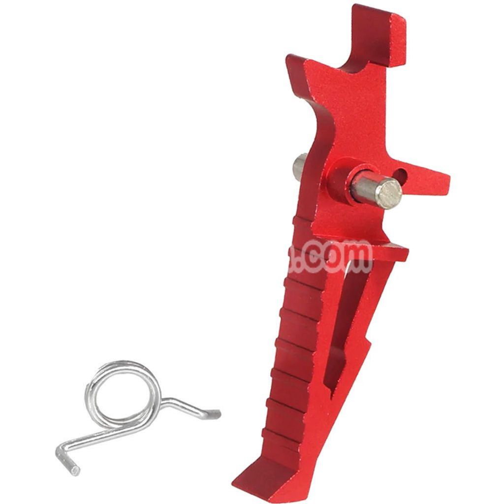 E&C Aluminum SI Style Speed Trigger For M4 M16 Series AEG Rifles Airsoft Red