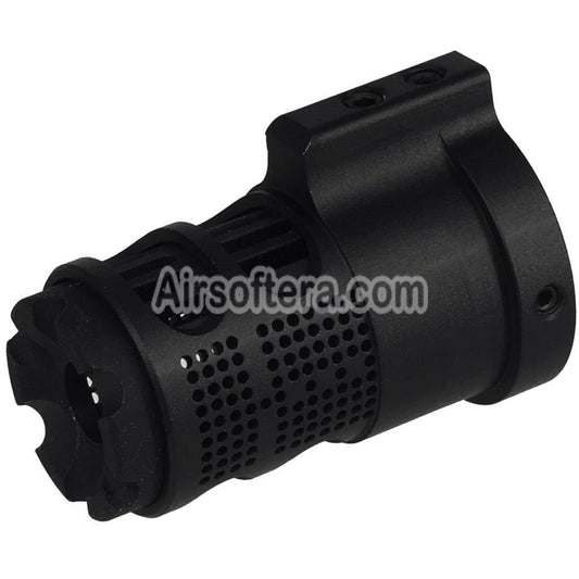 E&C Gamma 556 Style Flash Hider -14mm CCW with Blast Diverter