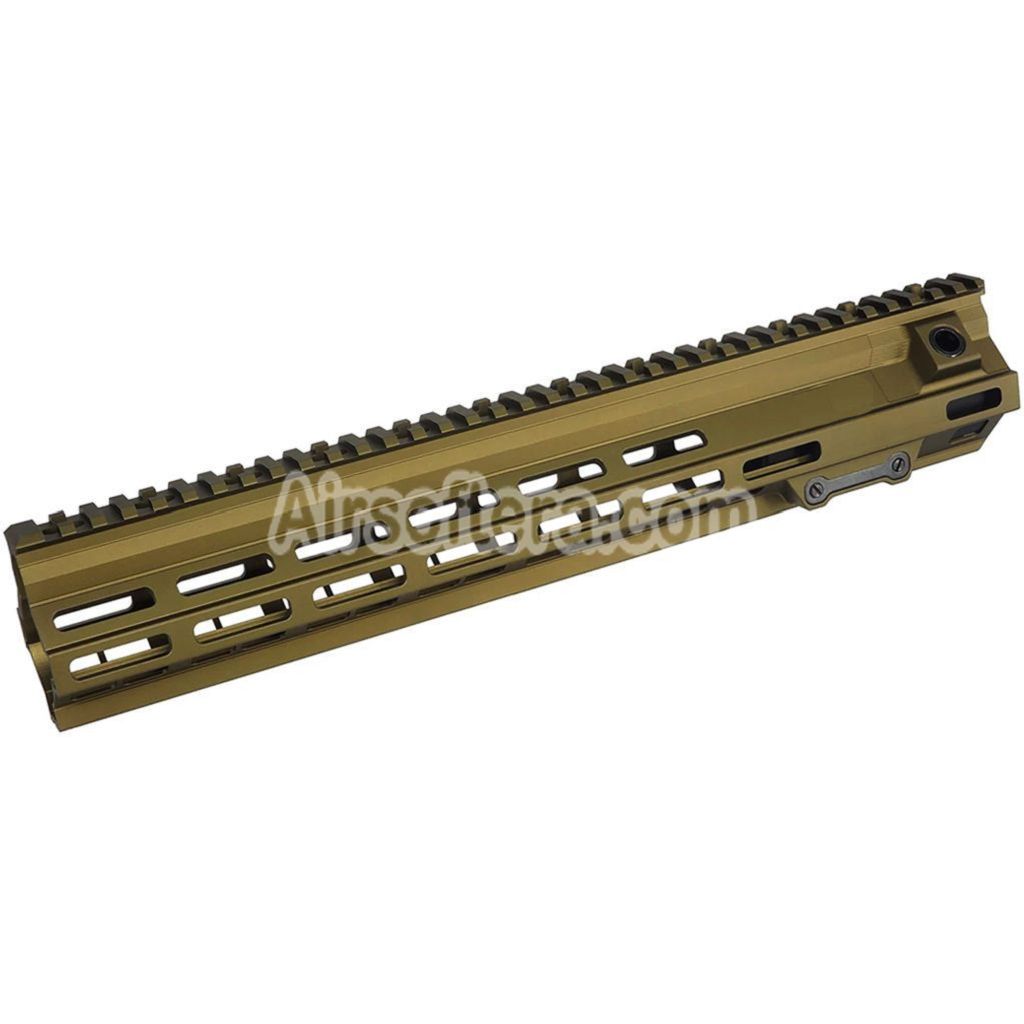 E&C 14.5 Inches M110A1 Style M-LOK Handguard Rail System For E&C HK417 VFC M110A1 SDMR Series AEG Rifles Airsoft Dark Earth