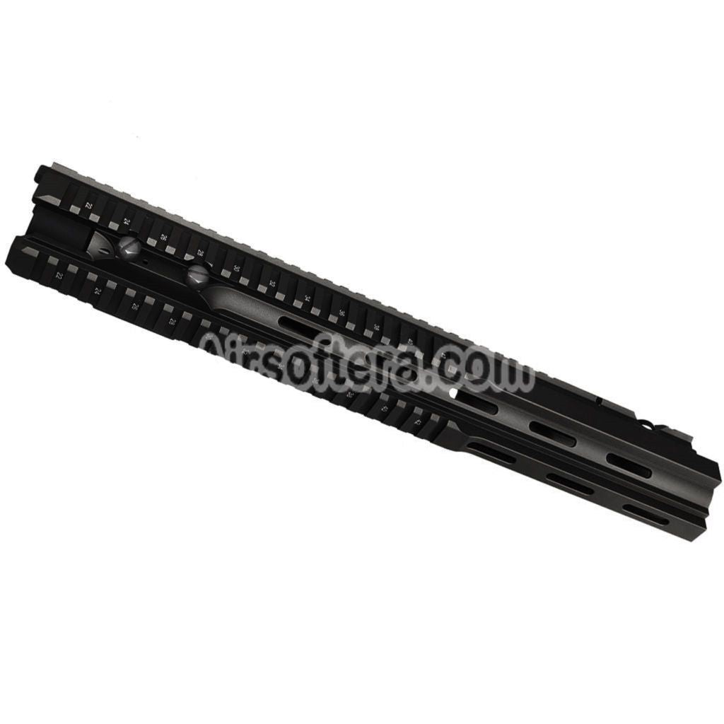 E&C 16 Inches G28 Style Handguard Rail System For E&C VFC G28 HK417 Series AEG Rifles Airsoft Black