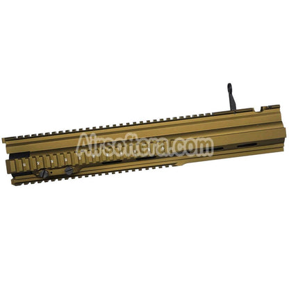 E&C 16 Inches G28 Style Handguard Rail System For E&C VFC G28 HK417 Series AEG Rifles Airsoft Dark Earth