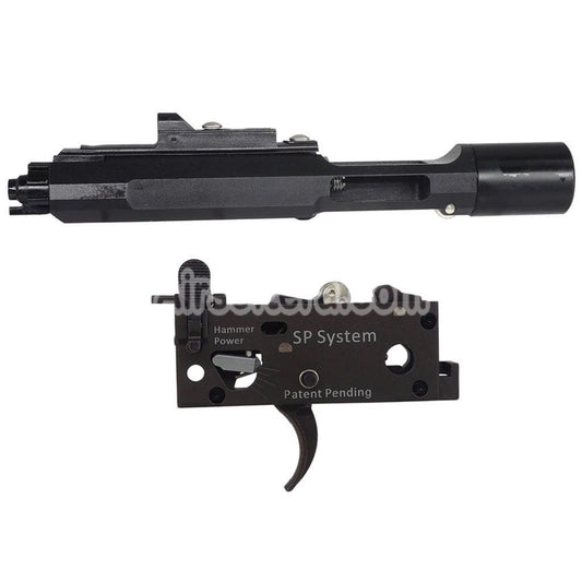 CYMA CNC Stainless Steel Bolt Carrier with Adjustable Trigger Box For CGS AR M4 Series GBB Rifles Airsoft