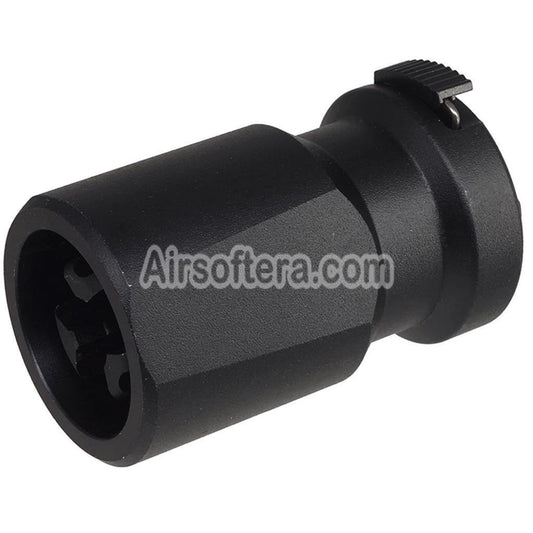 E&C Blackout 51T 3-Prong Flash Hider with Blast Diverter Suitable For -14mm CCW Counter-Clockwise Thread