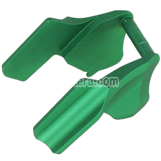 5KU CNC Aluminium Ambi Thumb Safety Lock Type-2 Suitable For WE(WE-TECH) Tokyo Marui Hi-Capa Series GBB Pistols Airsoft Green - AirsoftEra
