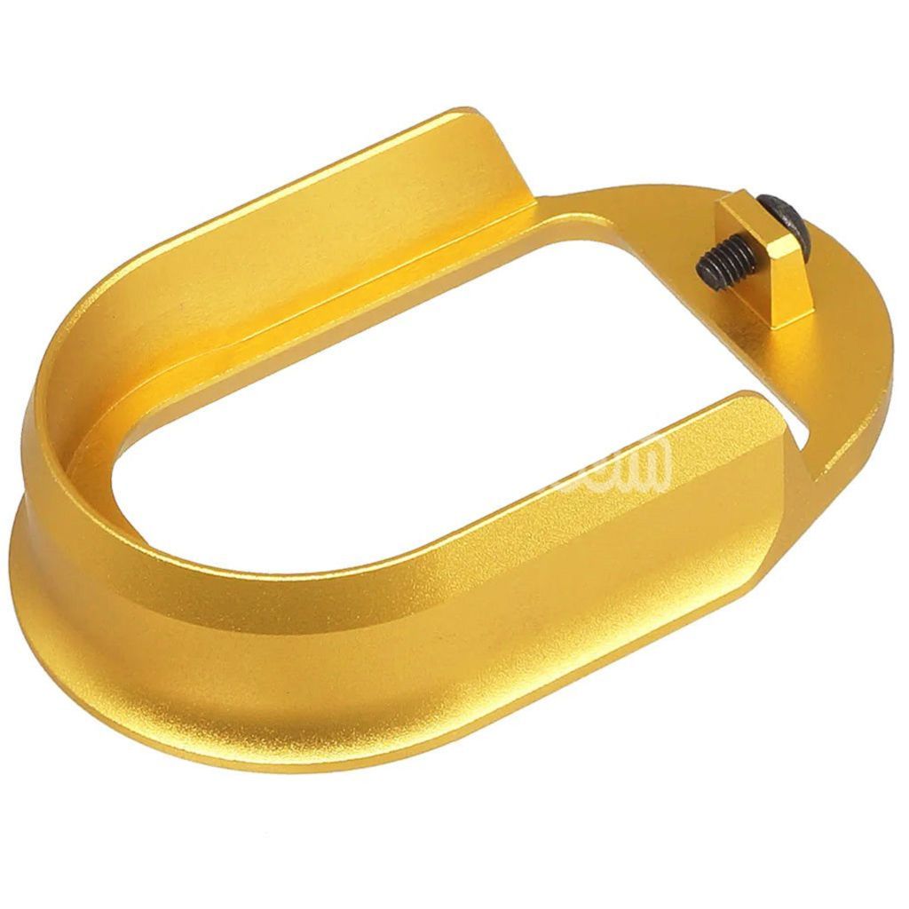 5KU Light Weight CNC Aluminum Magwell For SIG Air VFC P320 X-Series GBB Pistols Airsoft Gold