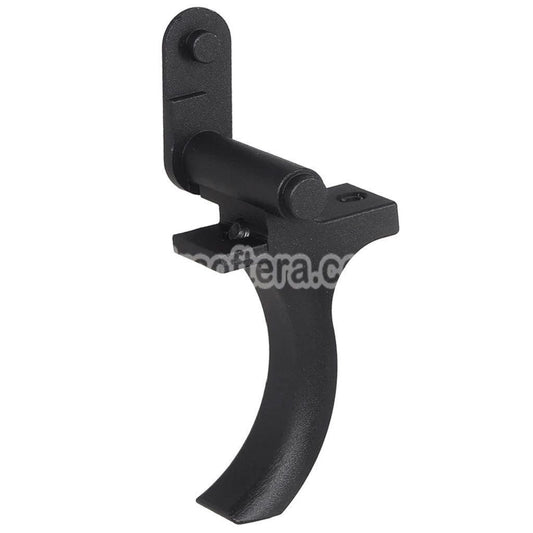 5KU CNC Aluminum Curved Style Trigger For SIG Air VFC P320 M17 M18 X-Series GBB Pistols Airsoft Black - AirsoftEra