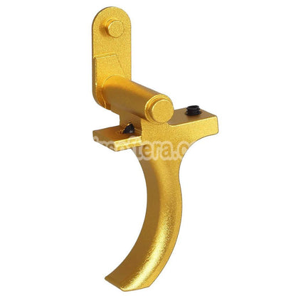 5KU CNC Aluminum Curved Style Trigger For SIG Air VFC P320 M17 M18 X-Series GBB Pistols Airsoft Gold - AirsoftEra
