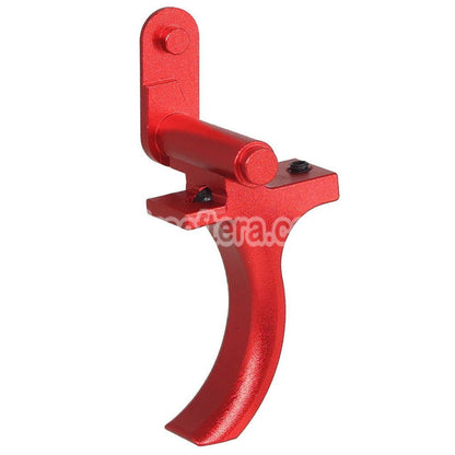 5KU CNC Aluminum Curved Style Trigger For SIG Air VFC P320 M17 M18 X-Series GBB Pistols Airsoft Red - AirsoftEra
