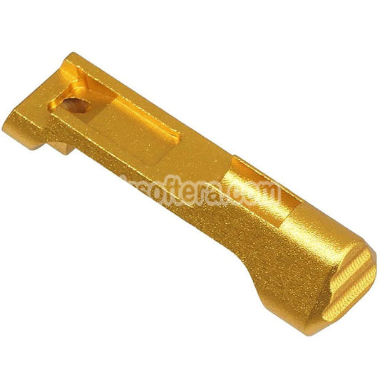 5KU CNC Aluminum Lightweight Extended Magazine Release Catch For SIG Air VFC P320 M17 M18 X-Series GBB Pistols Airsoft Gold - AirsoftEra