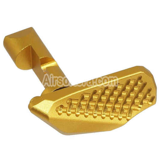 5KU CNC Aluminum Lightweight Takedown Lever Thumb Rest For SIG Air VFC P320 M17 M18 X-Series GBB Pistols Airsoft Gold - AirsoftEra