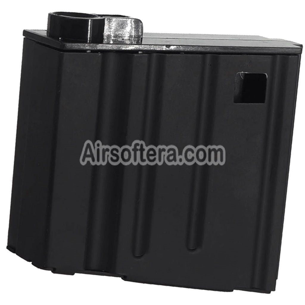 DOUBLE BELL 30rd Mid-Cap Magazine Short Type Suitable For DOUBLE BELL E&C JG Golden Eagle CYMA A&K G&P Tokyo Marui SR25 Series AEG Rifles Airsoft Black - AirsoftEra