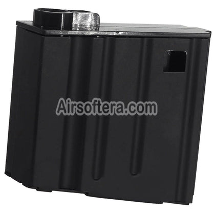 DOUBLE BELL 30rd Mid-Cap Magazine Short Type Suitable For DOUBLE BELL E&C JG Golden Eagle CYMA A&K G&P Tokyo Marui SR25 Series AEG Rifles Airsoft Black - AirsoftEra