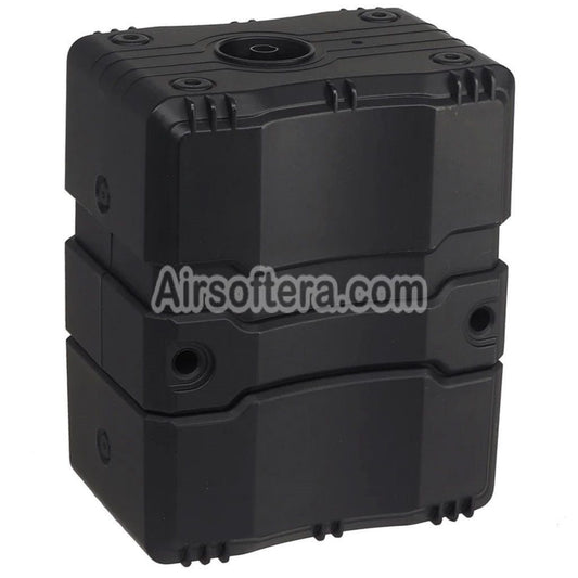 DOUBLE BELL Electric High Speed Auto BB Loader (1300rd) Suitable For 6mm AEG GBB Magazine Black - AirsoftEra