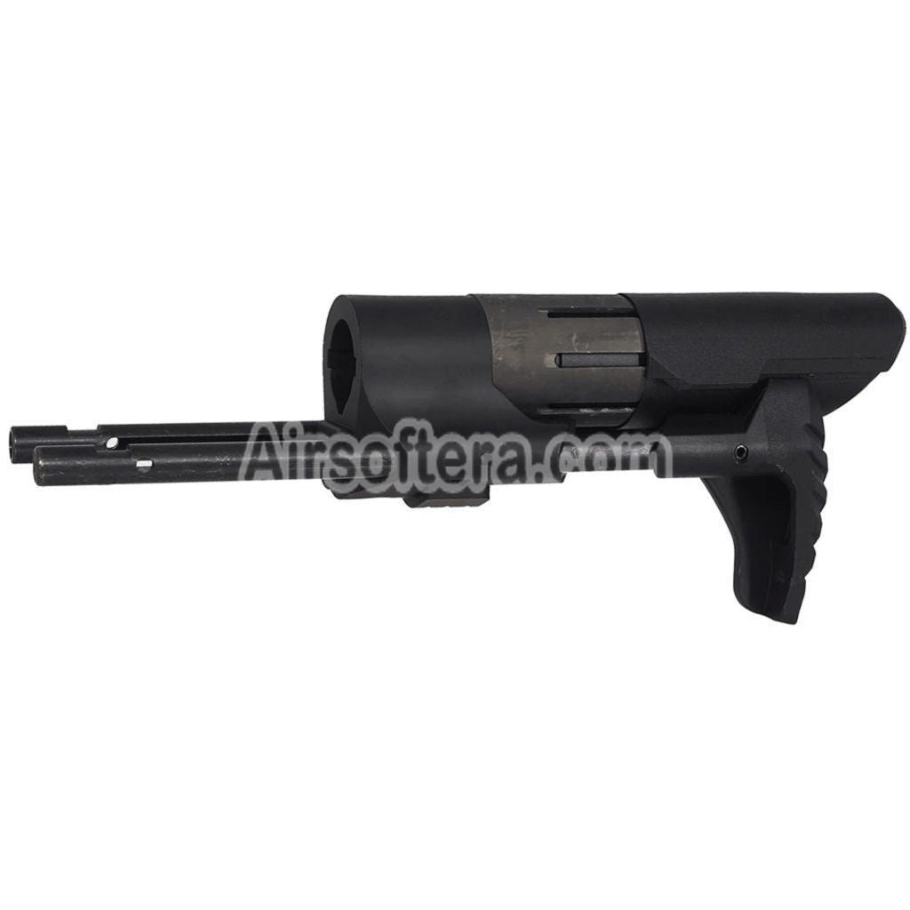 E&C PDW Stock Suitable For AR M4 M16 Series AEG Rifles Airsoft Black