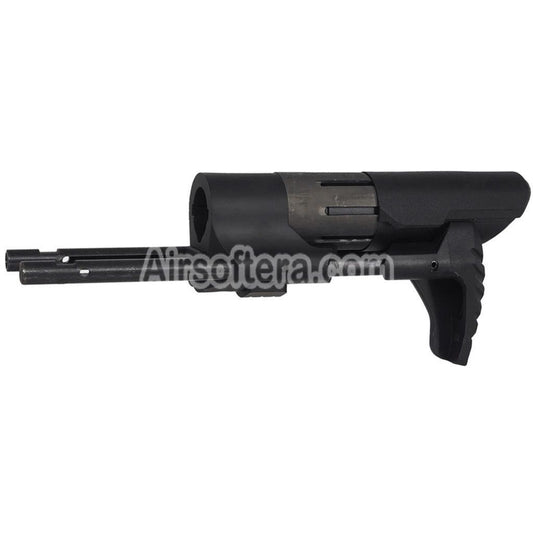 E&C PDW Stock Suitable For AR M4 M16 Series AEG Rifles Airsoft Black