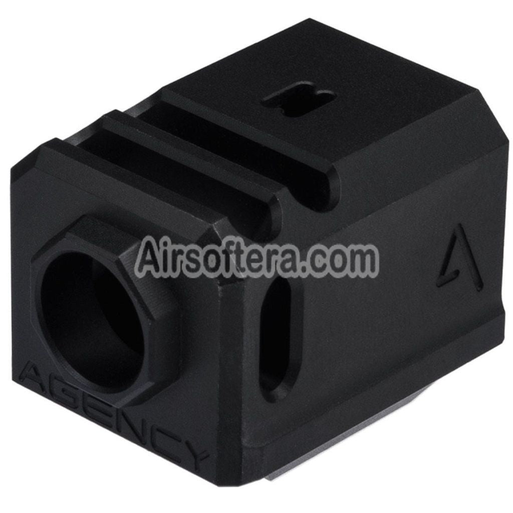 RWA Agency Arms 417 Dual Port Compensator -14mm CCW Counter-Clockwise Thread Suitable For G-Series GBB Pistols Airsoft