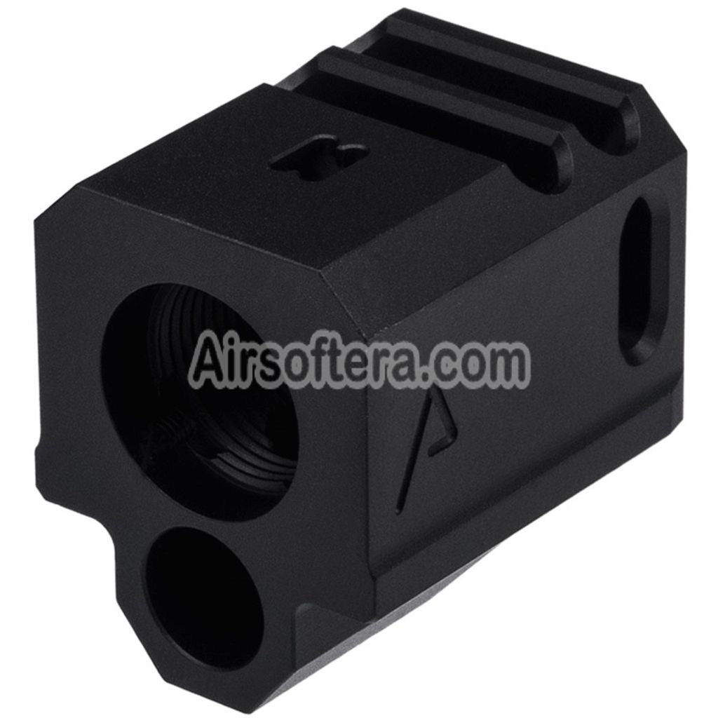 RWA Agency Arms 417 Dual Port Compensator -14mm CCW Counter-Clockwise Thread Suitable For G-Series GBB Pistols Airsoft