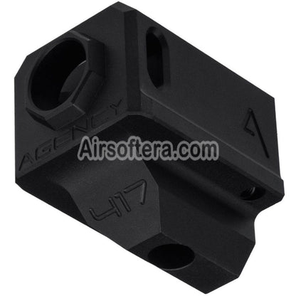RWA Agency Arms 417 Dual Port Compensator -14mm CCW Counter-Clockwise Thread Suitable For G-Series GBB Pistols Airsoft