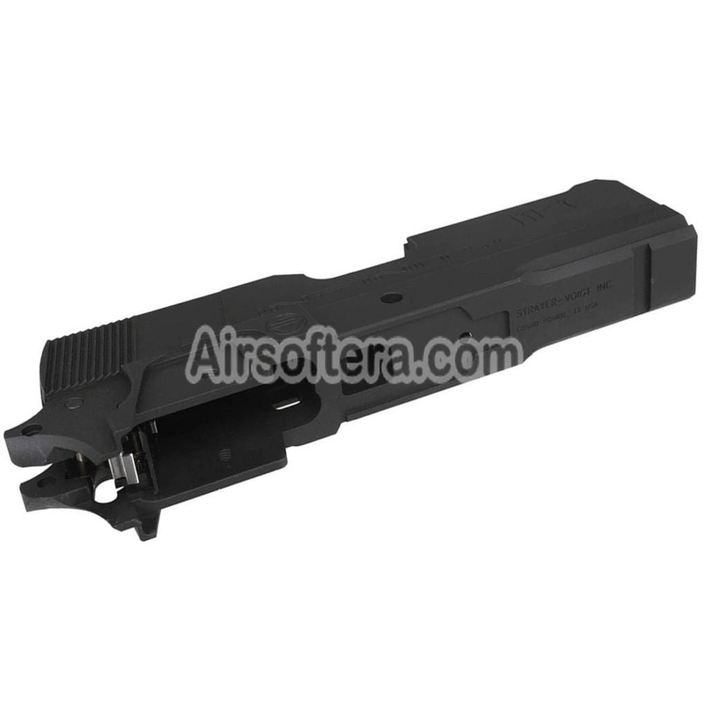 Bomber Airsoft CNC Aluminum SVI Infinity Tiki Style Barrel Slide Middle Frame Kit Set Shiny For Tokyo Marui Hi-Capa 5.1 Series GBB Pistols - AirsoftEra