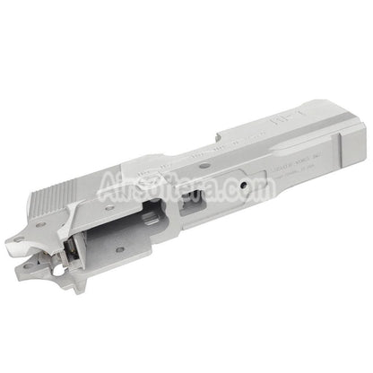 Bomber Airsoft CNC Aluminum SVI Infinity Tiki Style Barrel Slide Middle Frame Kit Set Shiny For Tokyo Marui Hi-Capa 5.1 Series GBB Pistols - AirsoftEra