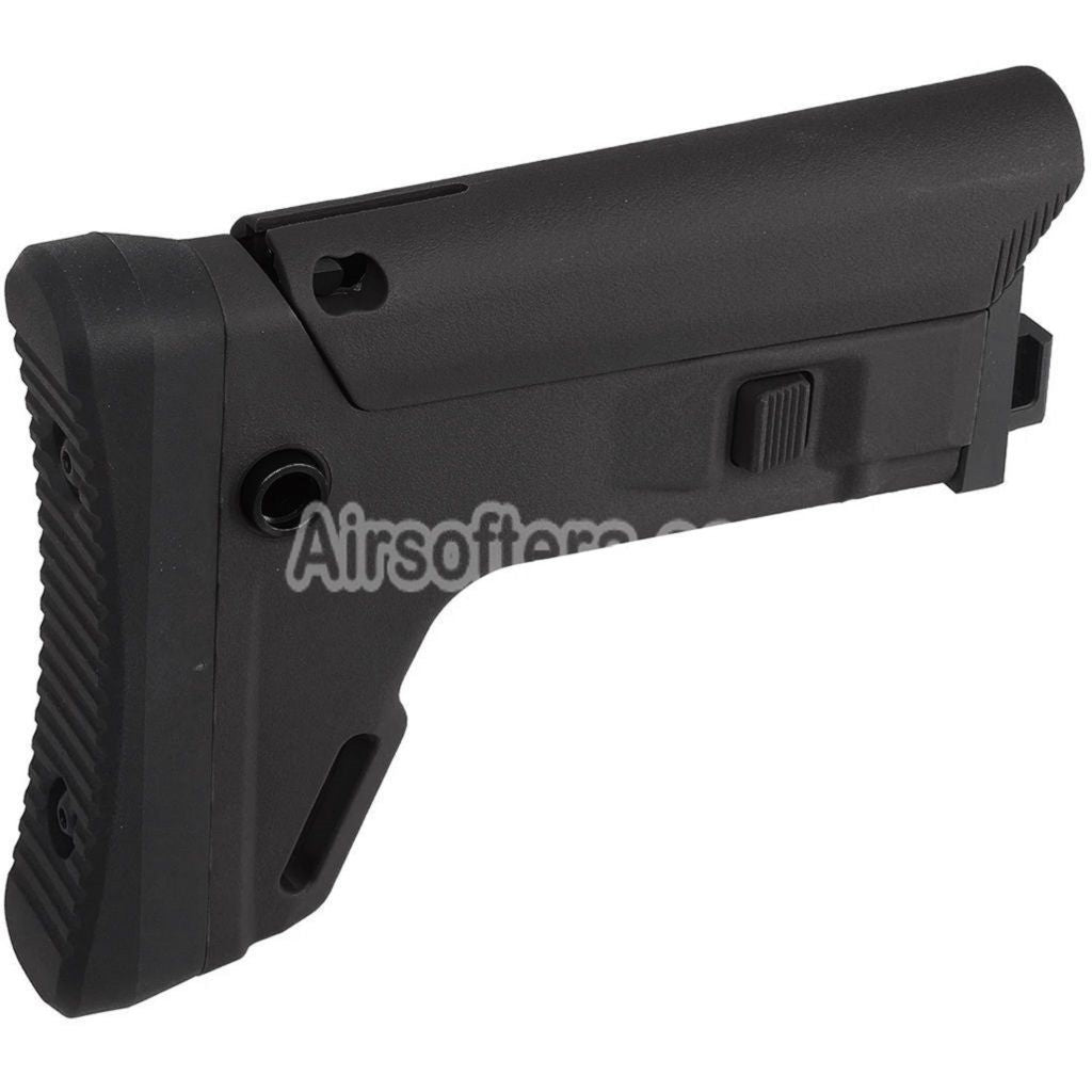 5KU ACR Style 7-Positions Side Folding Retractable Stock For CYMA CM040 AK104 AK105 AK74S Series AEG Rifles Airsoft Black - AirsoftEra