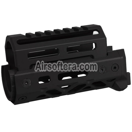 5KU KPYK CRC 1U040 Style 125mm M-LOK Upper Lower Handguard Rail System For CYMA D-BOYS AKS-74U Series AEG Rifles Airsoft