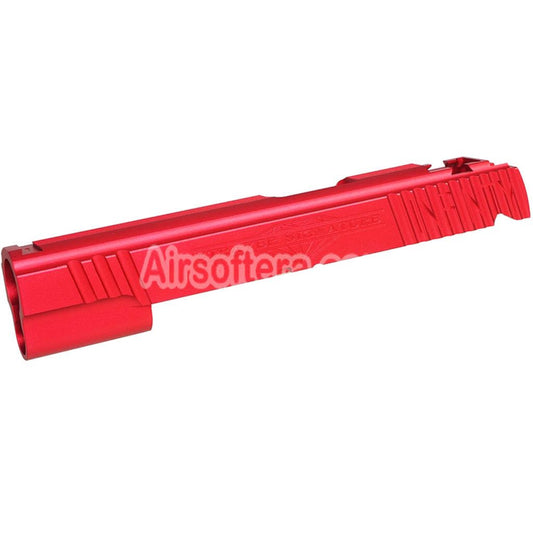 5KU CNC Aluminum Infinity Signature Slide For Tokyo Marui Hi Capa 5.1 Series GBB Pistols Airsoft Red - AirsoftEra