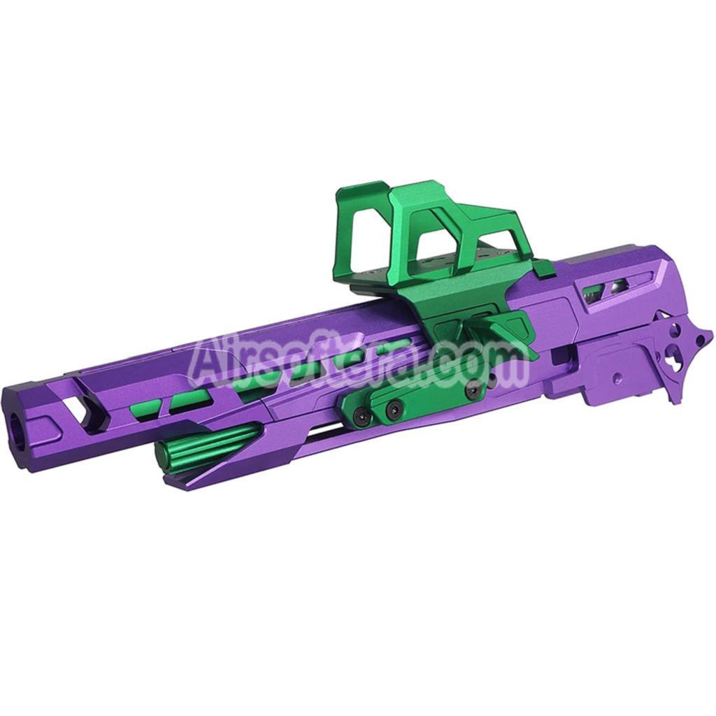 5KU CNC Aluminum EX-02 Barrel Slide Middle Frame Kit Complete Set Suitable For Tokyo Marui Hi-Capa Series GBB Pistols Airsoft - AirsoftEra