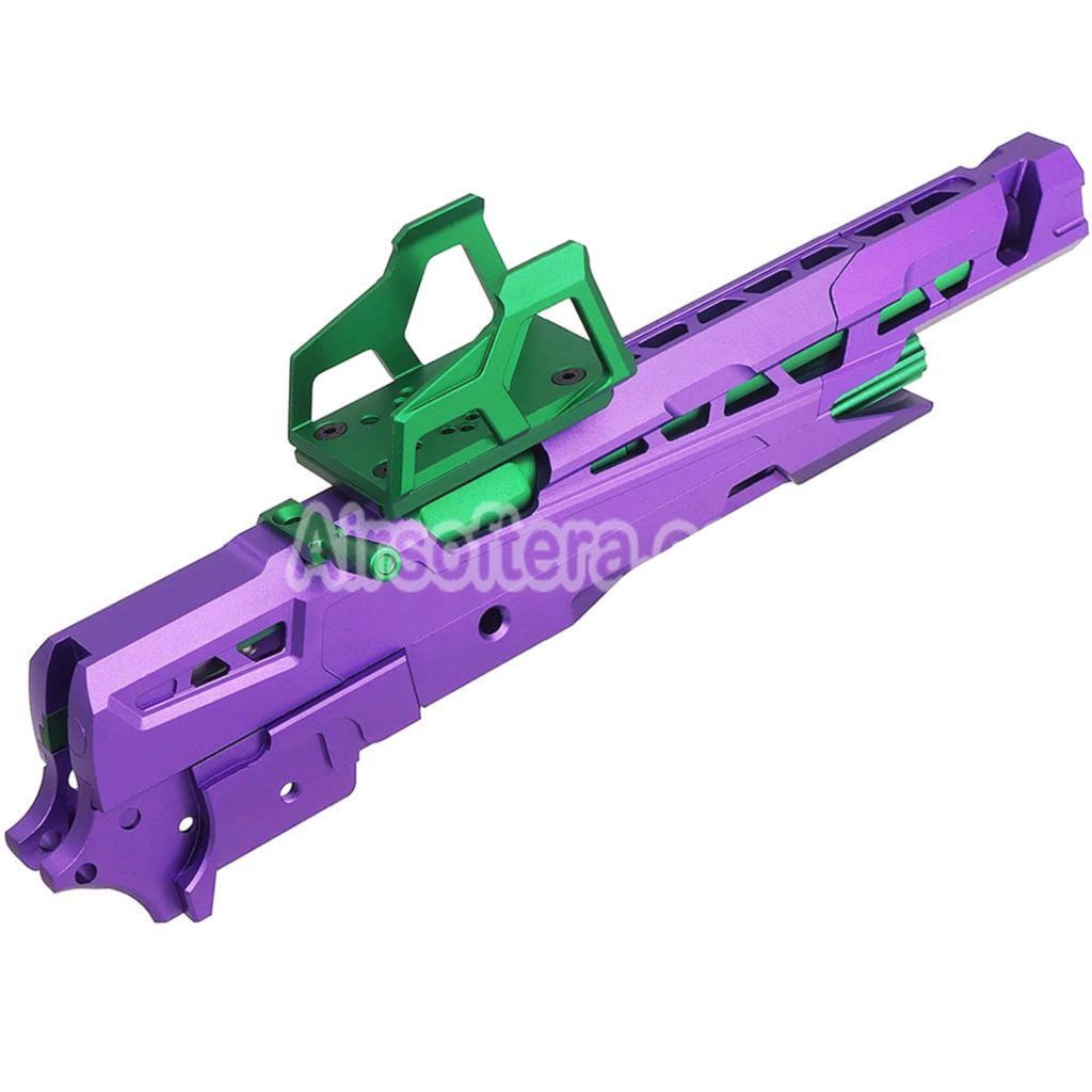 5KU CNC Aluminum EX-02 Barrel Slide Middle Frame Kit Complete Set Suitable For Tokyo Marui Hi-Capa Series GBB Pistols Airsoft - AirsoftEra