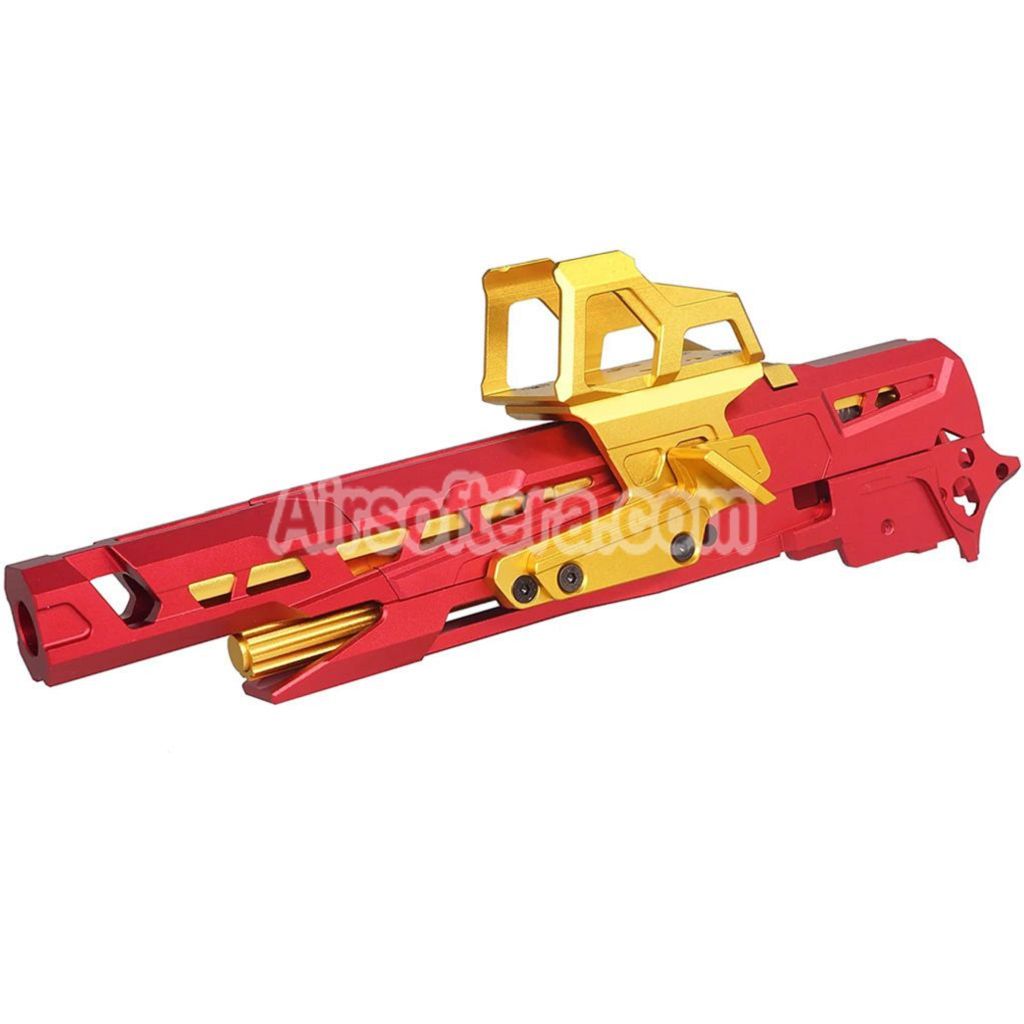 5KU CNC Aluminum EX-02 Barrel Slide Middle Frame Kit Complete Set Suitable For Tokyo Marui Hi-Capa Series GBB Pistols Airsoft - AirsoftEra
