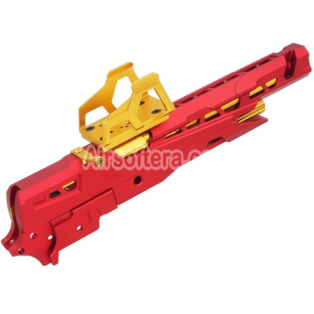5KU CNC Aluminum EX-02 Barrel Slide Middle Frame Kit Complete Set Suitable For Tokyo Marui Hi-Capa Series GBB Pistols Airsoft - AirsoftEra