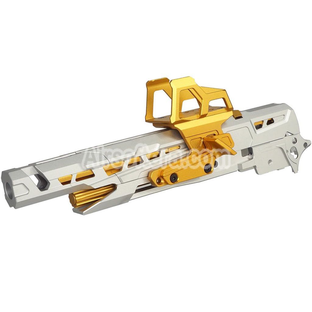5KU CNC Aluminum EX-02 Barrel Slide Middle Frame Kit Complete Set Suitable For Tokyo Marui Hi-Capa Series GBB Pistols Airsoft - AirsoftEra