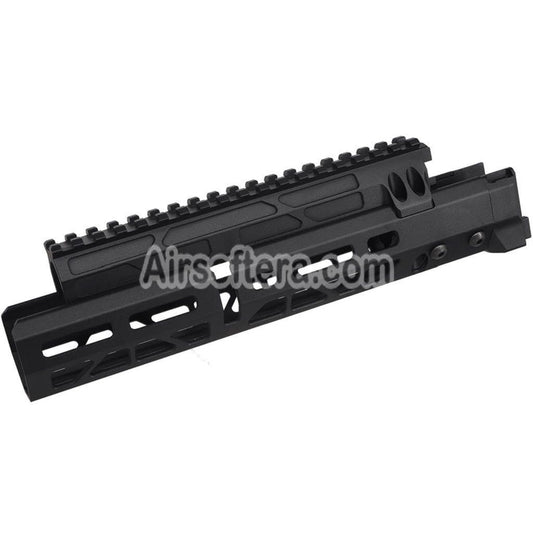 5KU 10.1 Inches MMS Style M-Lok Handguard Rail System For Tokyo Marui AKM Series GBB Rifles Airsoft Black