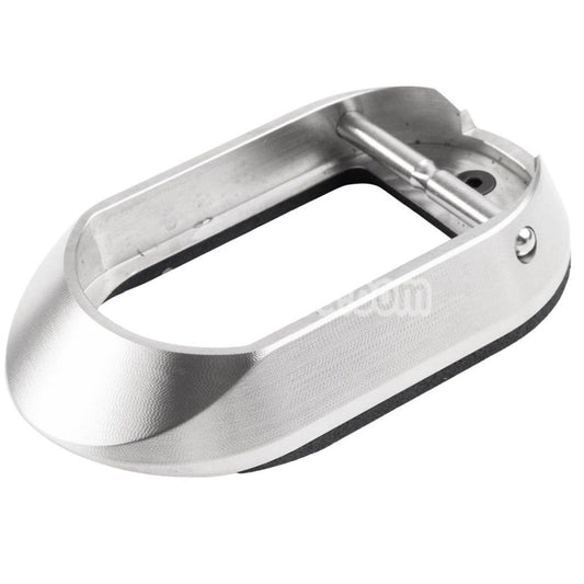 Revanchist Airsoft Stainless Steel Magwell Standard For Tokyo Marui Hi-Capa Series GBB Pistols Silver - AirsoftEra