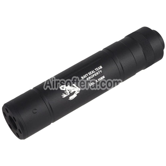 CYMA 145mm x 30mm Navy Seal Style Mock Suppressor Silencer Suitable For -14mm CCW Counter-Clockwise Thread