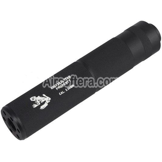 CYMA 155mm x 30mm Navy Seal Style Mock Suppressor Silencer Suitable For -14mm CCW Counter-Clockwise Thread