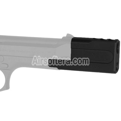 AirsoftEra ALGIMEC Style Compensator with Mock Suppressor Suitable For +11mm CW Thread Barrel KSC Tokyo Marui M9 GBB Pistol - AirsoftEra