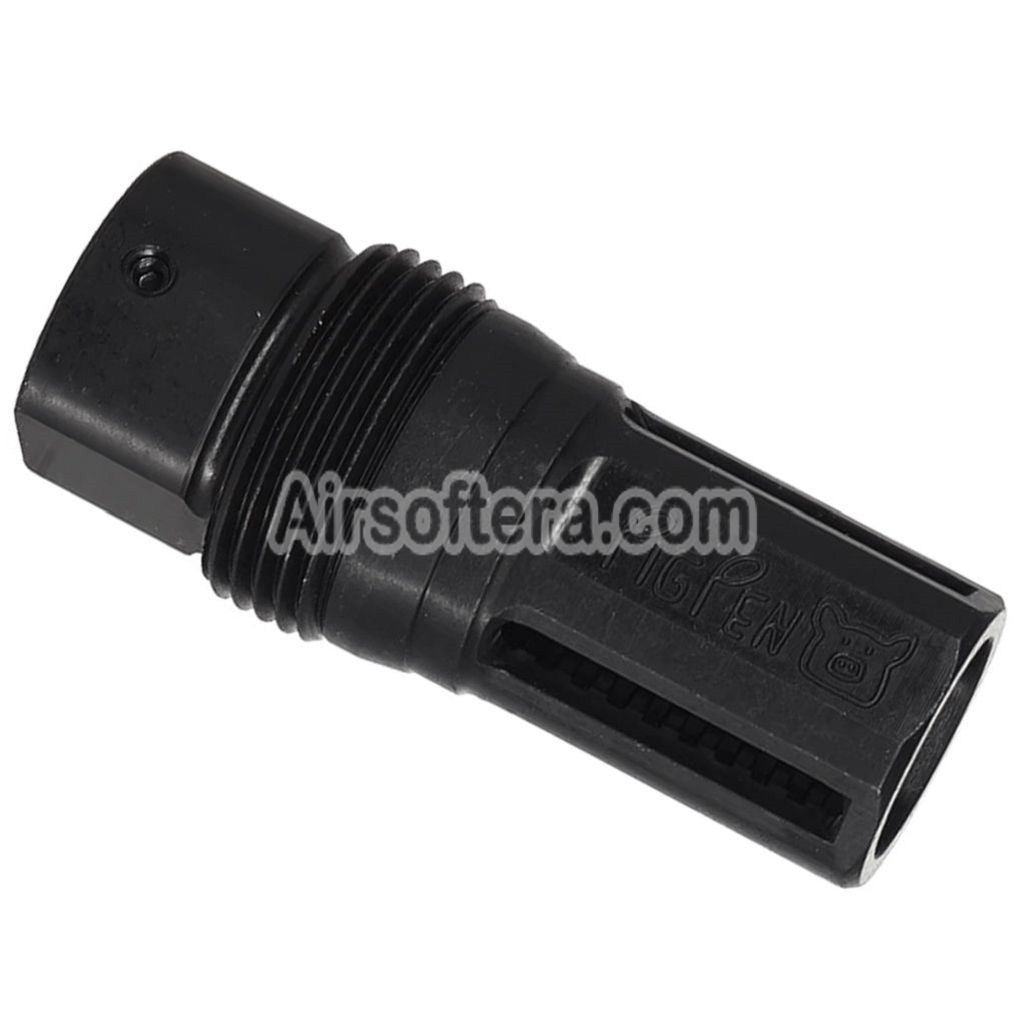 5KU 55mm Pig Pen Style Flash Hider -14mm CCW Counter-Clockwise Thread