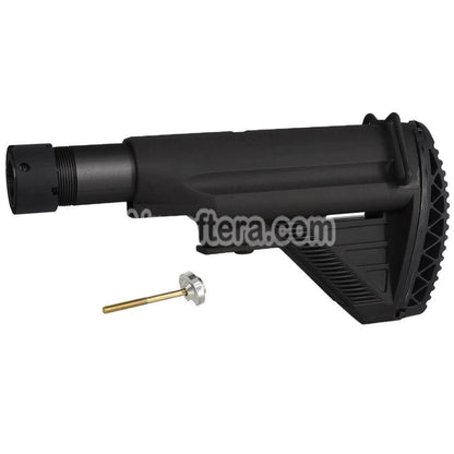 E&C Retractable Stock with Tube Suitable For E&C HK417 G28 Series AEG Rifles Airsoft