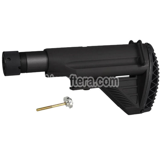E&C Retractable Stock with Tube Suitable For E&C HK417 G28 Series AEG Rifles Airsoft