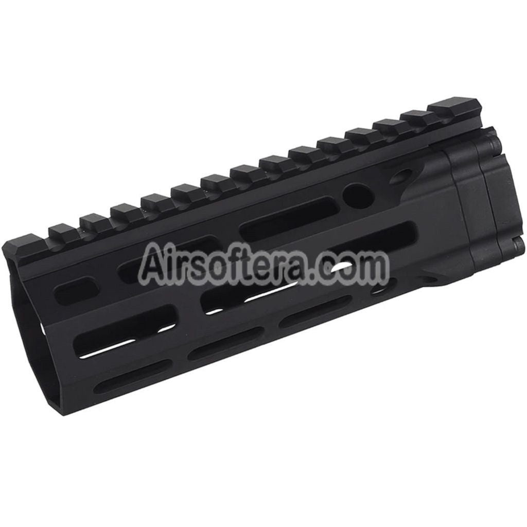 E&C MFR XS 6.1 Inches M-Lok Handguard Rail System For APS CYMA D-BOYS DOUBLE BELL E&C G&P JG Golden Eagle Matrix Tokyo Marui AR M4 M16 Series AEG Rifles Airsoft Black
