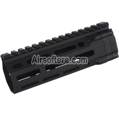 E&C MFR XS 6.1 Inches M-Lok Handguard Rail System For APS CYMA D-BOYS DOUBLE BELL E&C G&P JG Golden Eagle Matrix Tokyo Marui AR M4 M16 Series AEG Rifles Airsoft Black
