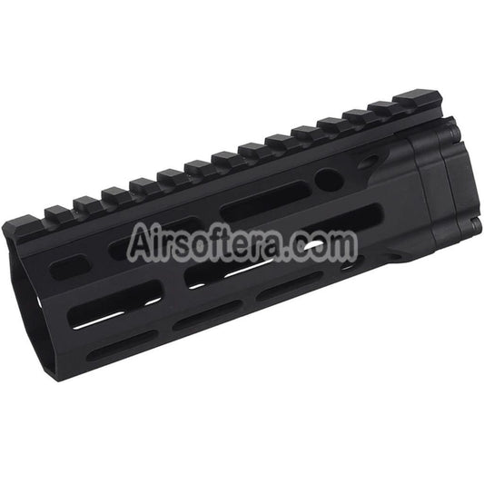 E&C MFR XS 6.1 Inches M-Lok Handguard Rail System For APS CYMA D-BOYS DOUBLE BELL E&C G&P JG Golden Eagle Matrix Tokyo Marui AR M4 M16 Series AEG Rifles Airsoft Black