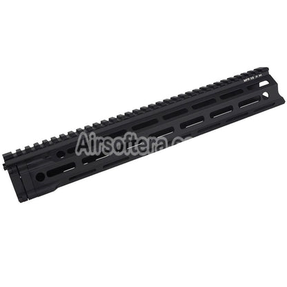 E&C MFR XS 14 Inches M-Lok Handguard Rail System For APS CYMA D-BOYS DOUBLE BELL E&C G&P JG Golden Eagle Matrix Tokyo Marui AR M4 M16 Series AEG Rifles Airsoft Black